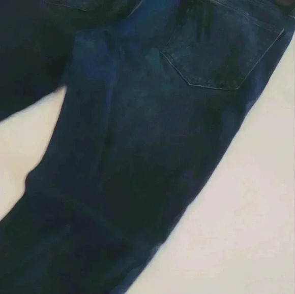 🔥 Express Jeans, Rocco Slim Fit w/Skinny Leg, Size 36x32, Dark Blue, EUC - Picture 4 of 8